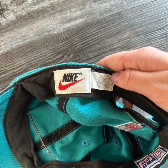 Vintage Teal Nike White Tag NFL Pro Line Carolina Panthers Football Hat - Picture 6 of 8